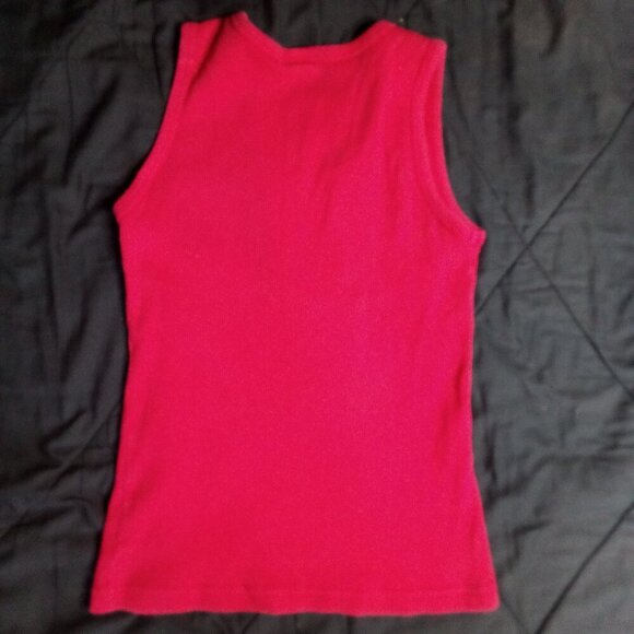 Vintage Sgt. Leisure Maui Fish Embroidered Ribbed Tank Top Shirt - Picture 6 of 6